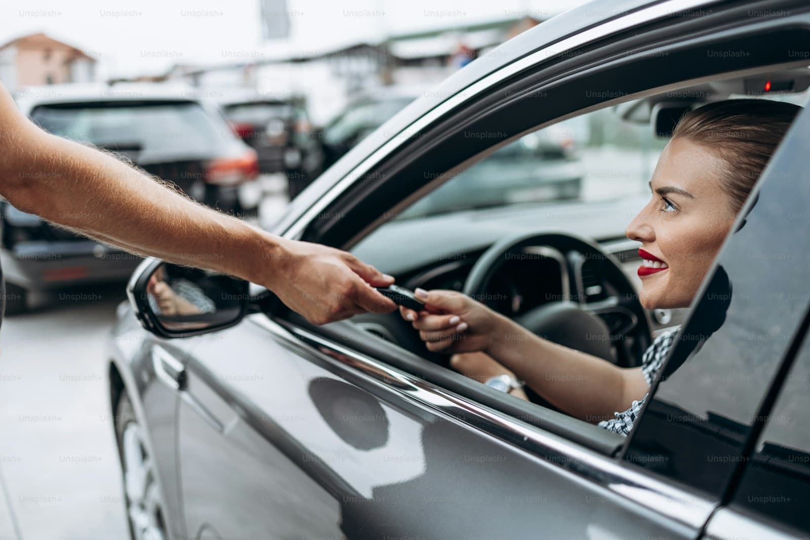 New Car Purchase — insurance-related stock photo